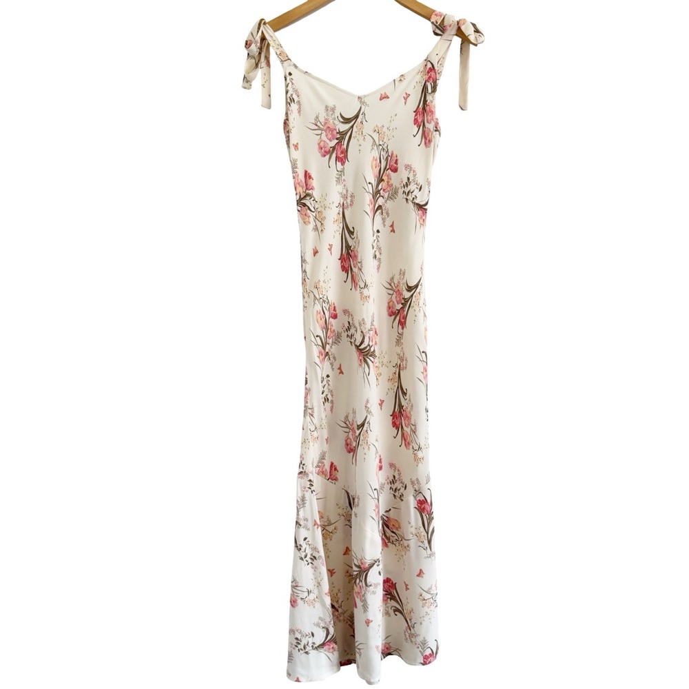 Reformation Christianna Midi Floral Dress Medium - Picture 3 of 11